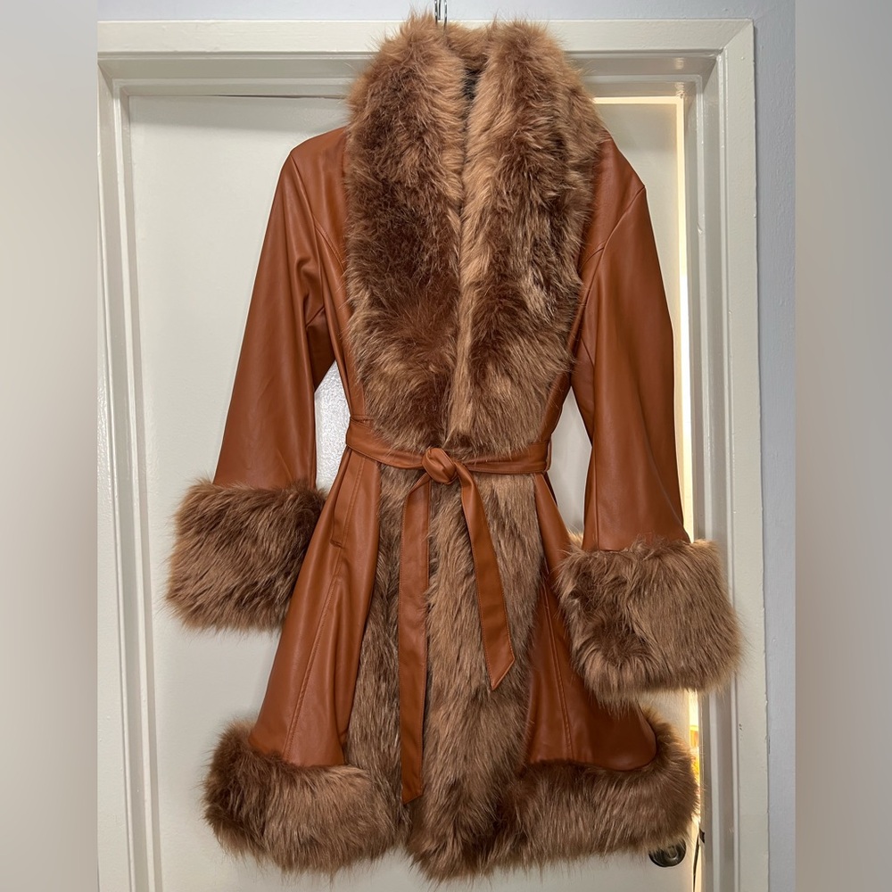 Bohemian Gig Faux Fur Coat